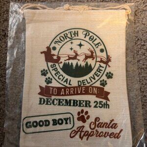 Doggy Santa Sack - NWT